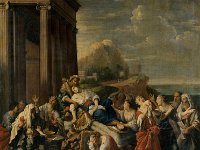 GG 1140  GG 1140, Johann Heiss (1640-1704), Der Tod der Dido, Leinwand, 116x120 cm : Biblische Themen, Ereignisse, Personen